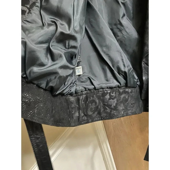 Winlit Women's Vintage Retro 80s 90s Black Leather Suede Jacket Designs Size P - Picture 14 of 16